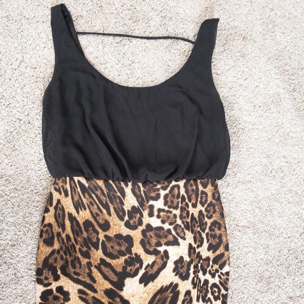 Short Leopard Dress